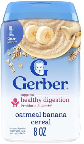 Gerber Baby Cereal 6+ Months Oatmeal Banana