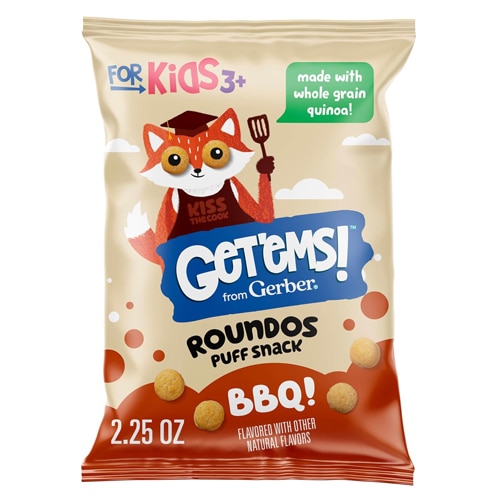 Gerber Kids Get'ems Roundos Puff Snack BBQ