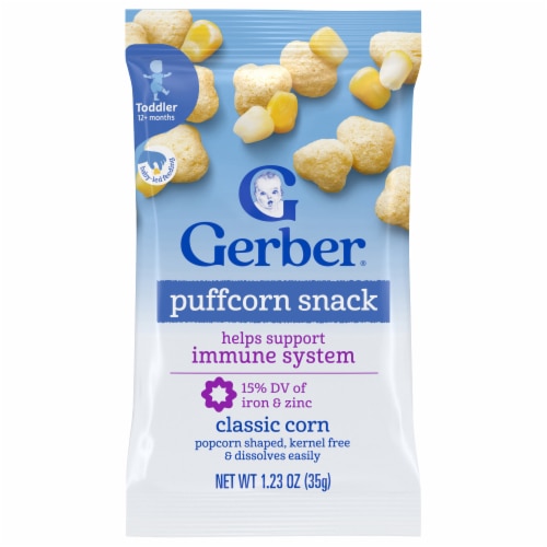 Gerber Toddler Puffcorn Snack Classic Corn