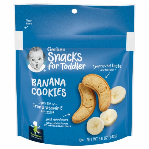 Gerber Toddler Snacks Cookies Banana