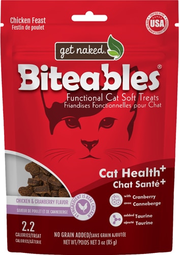 Get Naked Biteables Functional Cat Soft Treats Cat Health Chicken & Cranberry Recipe