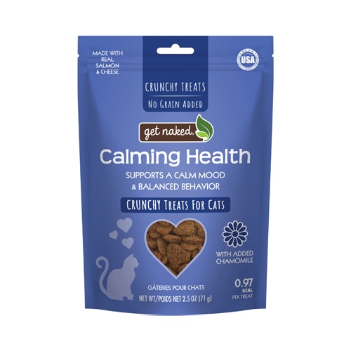 Get Naked Cat Crunchy Treats Calming Health Salmon & Cheese