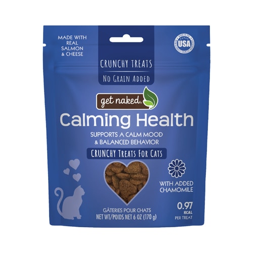 Get Naked Cat Crunchy Treats Calming Health Salmon & Cheese