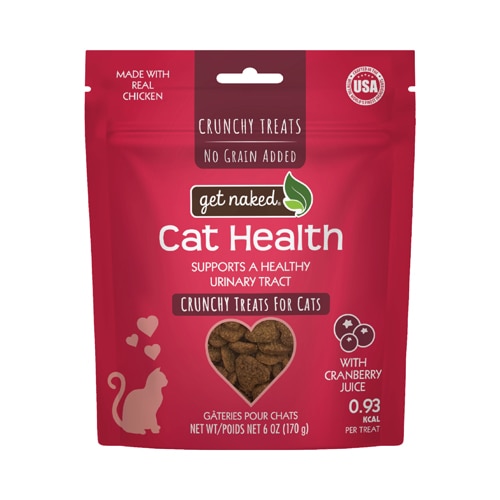 Get Naked Cat Crunchy Treats Urinary Health with Cranberry Chicken