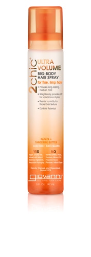 Giovanni 2chic Ultra-Volume Big Body Hair Spray Tangerine & Papaya Butter