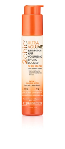 Giovanni 2chic Ultra-Volume Super Potion Hair Volumizing Styling Booster with Tangerine & Papaya Butter