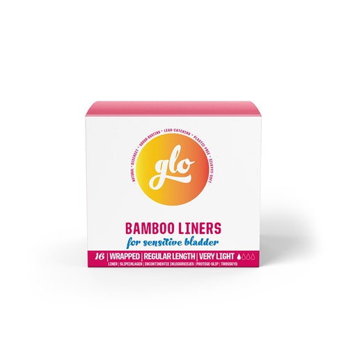 Glo Organic Bamboo Liners for Sensitive Bladder - Light