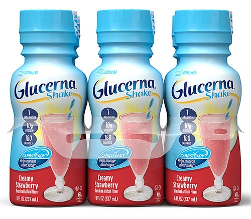 Glucerna Nutritional Shake Creamy Strawberry