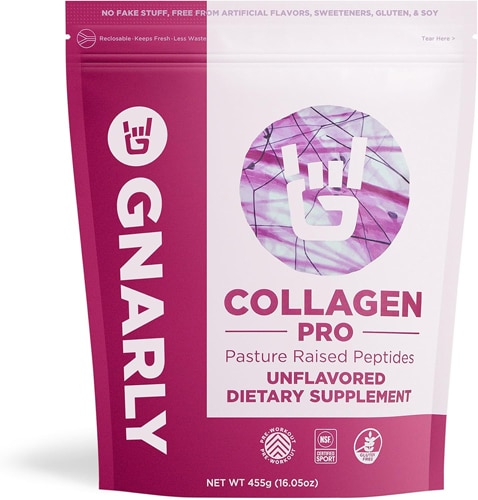 Gnarly Nutrition Collagen Pro - NSF Certified for Sport Unflavored