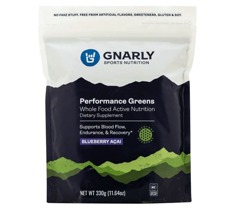 Gnarly Nutrition Performance Greens - NSF Certified for Sport Blueberry Acai