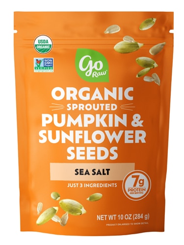Go Raw Organic Sprouted Pumpkin & Sunflower Seeds Sea Salt