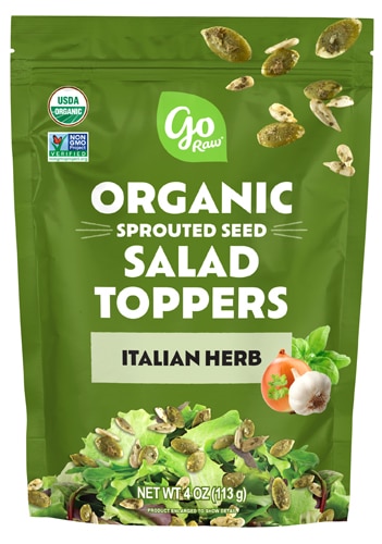 Go Raw Organic Sprouted Seed Salad Toppers Italian Herb