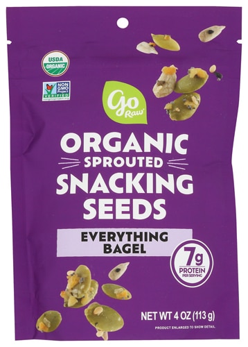 Go Raw Snacking Seeds Organic Everything Bagel