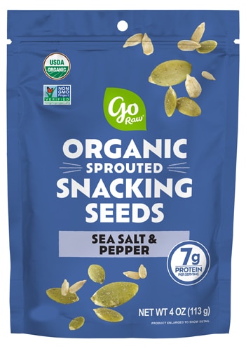 Go Raw Snacking Seeds Organic Sea Salt & Pepper