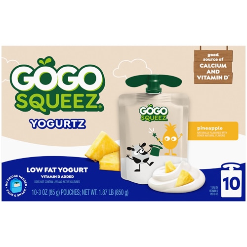 GoGo Squeez Yogurtz Pineapple