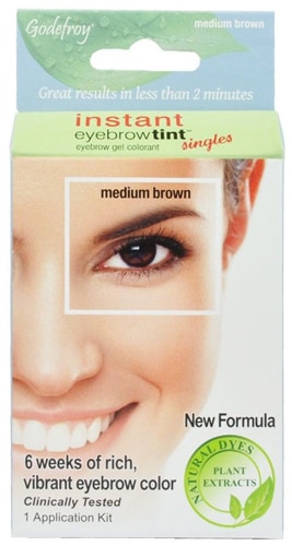 Godefroy Instant Eyebrow Tint Singles - Medium Brown