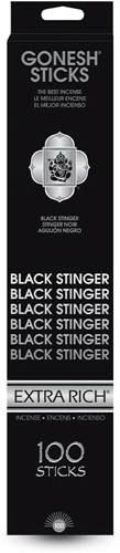 Gonesh Extra Rich Incense Blended - Black Stinger