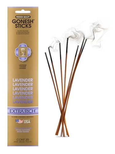 Gonesh Extra Rich Incense Single Note - Lavender