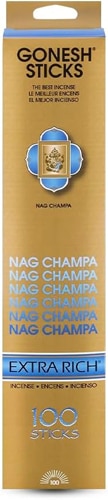 Gonesh Extra Rich Incense Single Note - Nag Champa