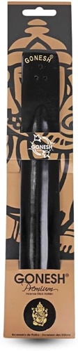 Gonesh Incense Burner Wood Stick Holder - Black