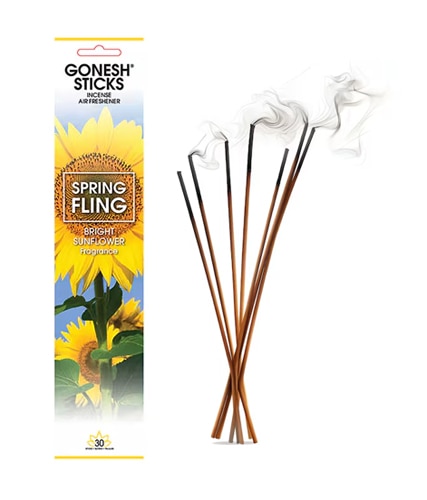 Gonesh Incense Spring Fling - Bright Sunflower