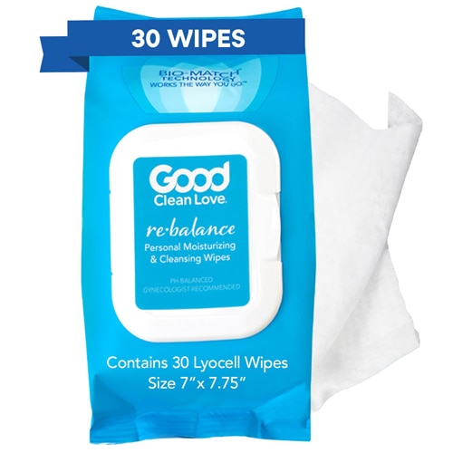 Good Clean Love Rebalance Moisturizing & Cleansing Wipes