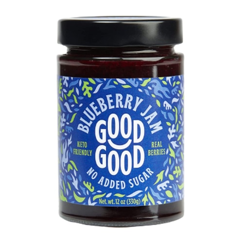 Good Good Vegan Gluten Free No Added Sugar Blueberry Jam