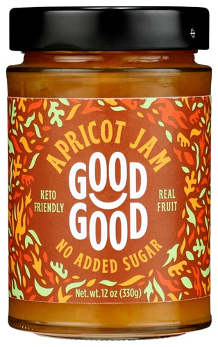 Good Good Vegan Gluten Free No Added Sugar Jams Apricot