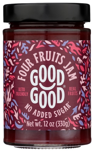 Good Good Vegan Gluten Free No Added Sugar Jams Four Fruits