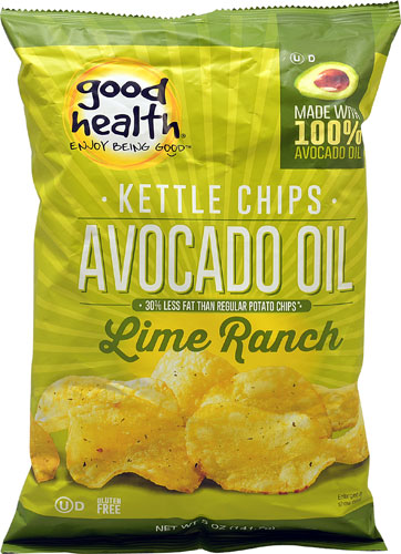 Good Health Inc. Kettle Style Avocado Oil Potato Chips Lime Ranch