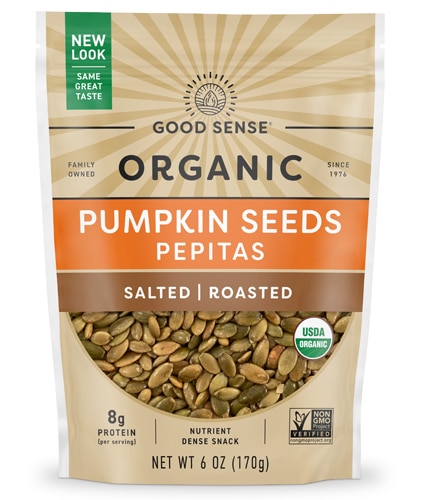 Good Sense Organic Pumpkin Seeds Pepitas - Salted Roasted