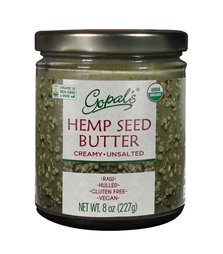 Gopal's Gluten Free Organic Creamy Hemp Seed Butter Unsalted