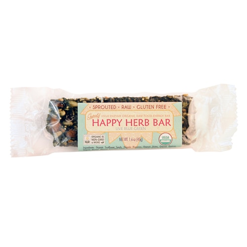 Gopal's Organic Gluten Free Happy Herb Bar Live Blue Green