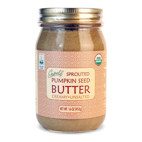 Gopal's Sprouted Pumpkin Seed Butter Creamy-Unsalted