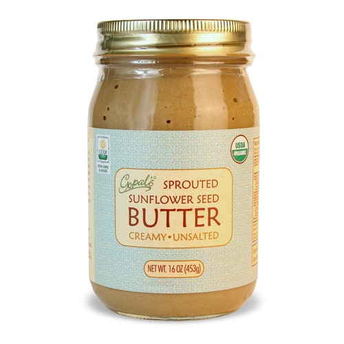 Gopal's Sprouted Sunflower Seed Butter Creamy Unsalted