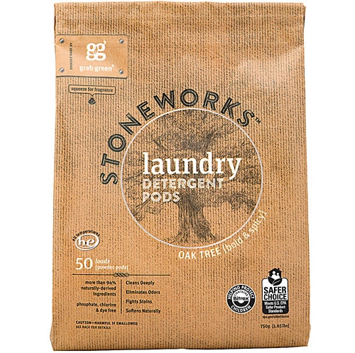 GrabGreen Stoneworks Laundry Detergent Pods Oak Tree