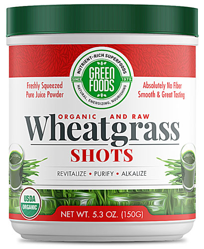 Green Foods Organic and Raw Wheat Grass Shots