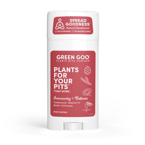 Green Goo Natural Deodorant Immunity + Defense - Cedarwood & Siberian Fir