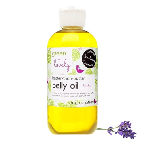 Green + Lovely Better Than Butter Belly Oil Lavender