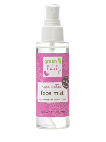 Green + Lovely Rose Water Face Mist Refresher Spray