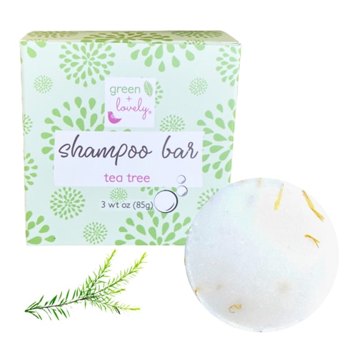 Green + Lovely Shampoo Bar Tea Tree