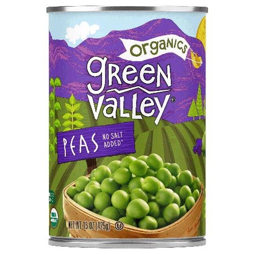 Green Valley Organic Peas No Salt Added