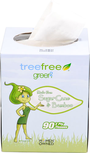 Green2 Facial Tissues Bamboo Tree Free 2-Ply Sheets