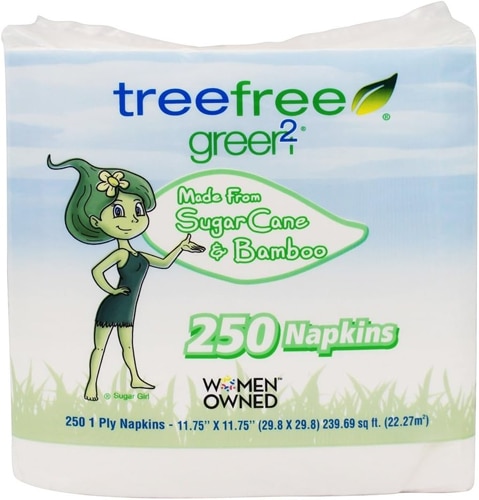 Green2 Napkins Tree Free Bamboo 1-Ply