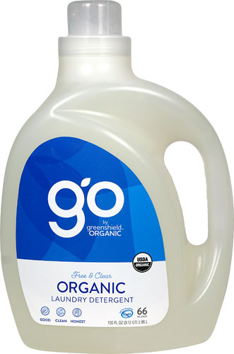 GreenShield Organic GO Laundry Detergent Free & Clear 66 Loads