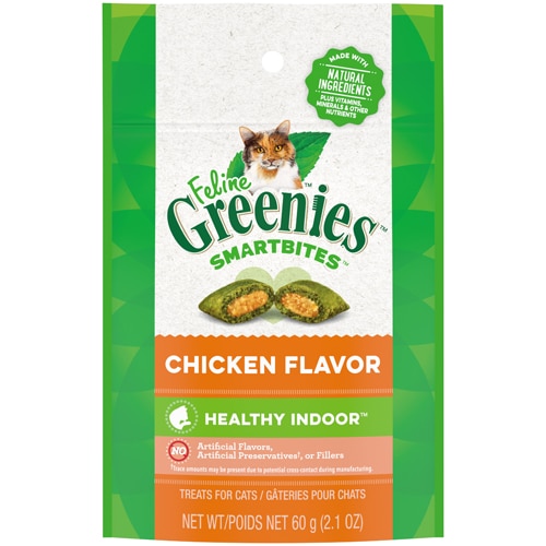 Greenies Feline SmartBites Healthy Indoor Cat Treats Chicken
