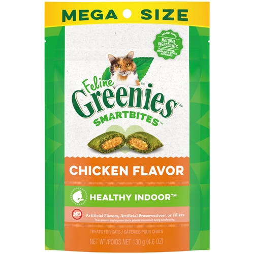 Greenies Feline SmartBites Healthy Indoor Cat Treats Chicken
