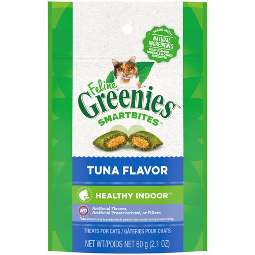 Greenies Feline SmartBites Healthy Indoor Cat Treats Tuna
