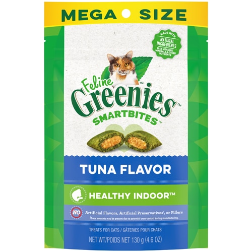 Greenies Feline SmartBites Healthy Indoor Cat Treats Tuna
