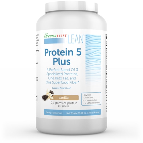 Greens First Lean Protein 5 Plus Vanilla